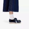 Wallabee 2604 pour femme : Wallabees en cuir verni bleu marine