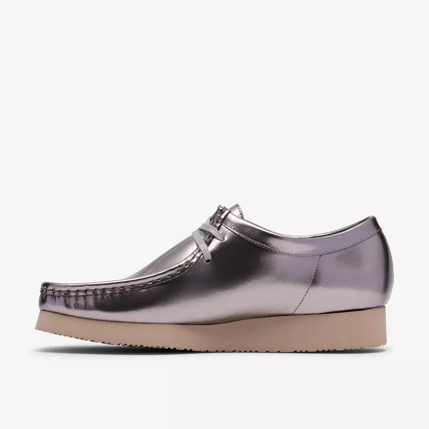 Wallabee 2604 pour homme en cuir verni argenté Wallabee 2604 pour homme en cuir verni argenté