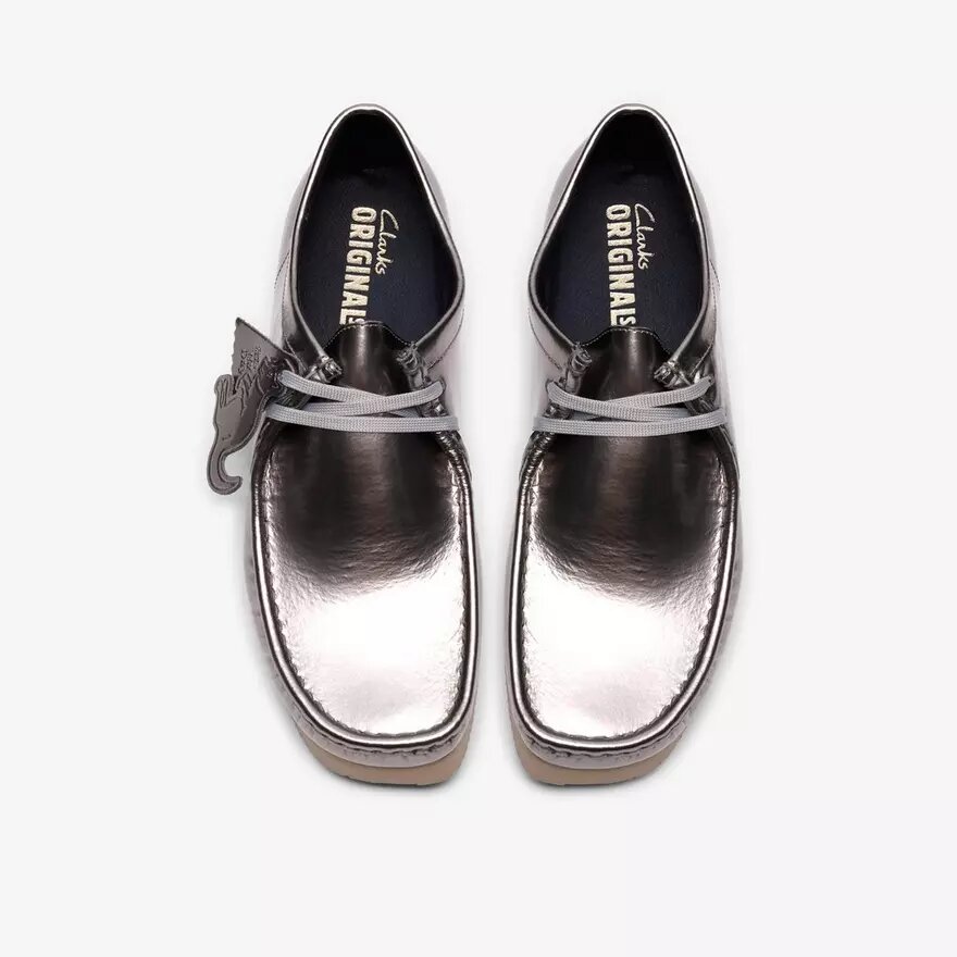 Wallabee 2604 pour homme en cuir verni argenté Wallabee 2604 pour homme en cuir verni argenté