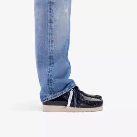 Wallabee 2604 pour homme – Wallabees en cuir verni bleu marine