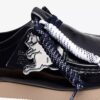 Wallabee 2604 pour homme – Wallabees en cuir verni bleu marine Wallabee 2604 pour homme – Wallabees en cuir verni bleu marine