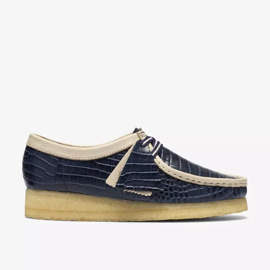 Wallabee bleu pour femme Wallabee bleu pour femme