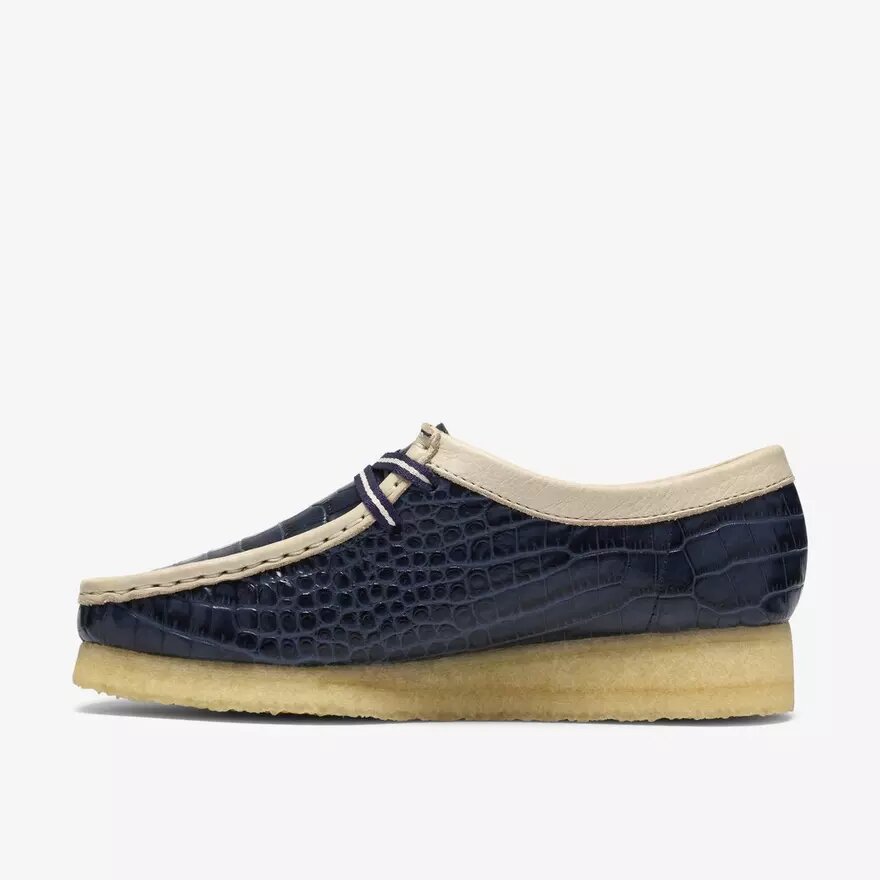 Wallabee bleu pour femme Wallabee bleu pour femme