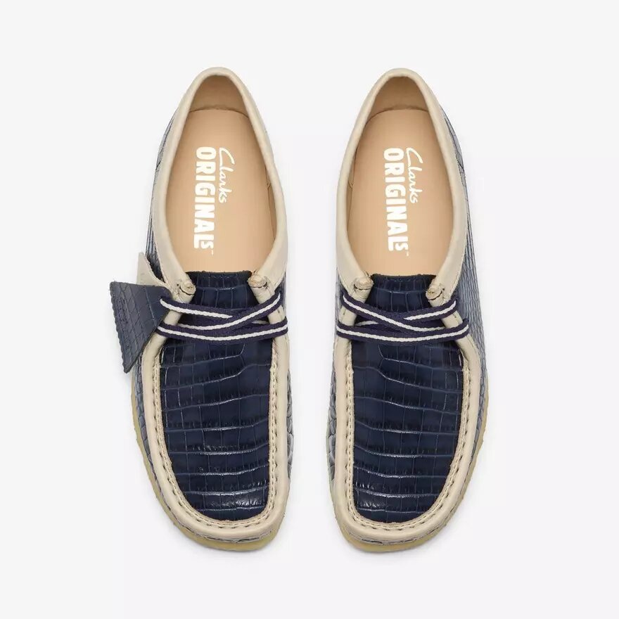 Wallabee bleu pour femme Wallabee bleu pour femme