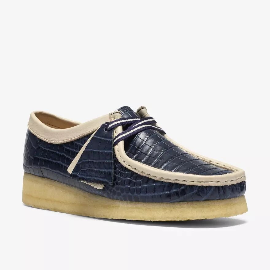 Wallabee bleu pour femme Wallabee bleu pour femme