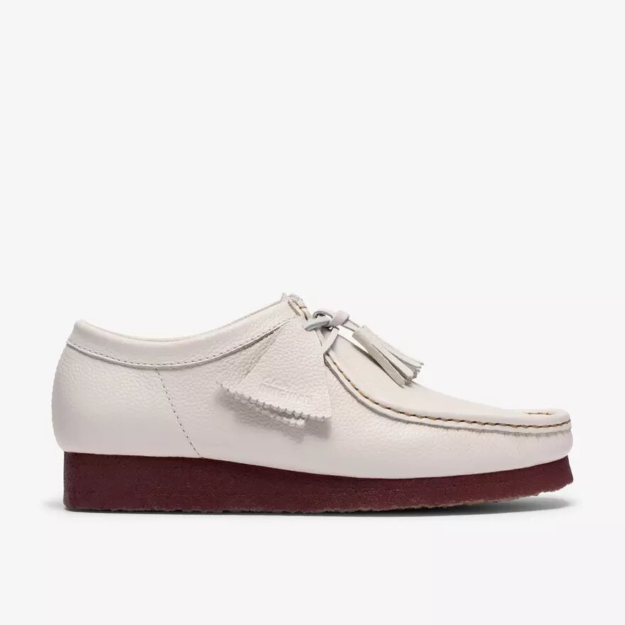Wallabee en cuir blanc pour homme Wallabee en cuir blanc pour homme