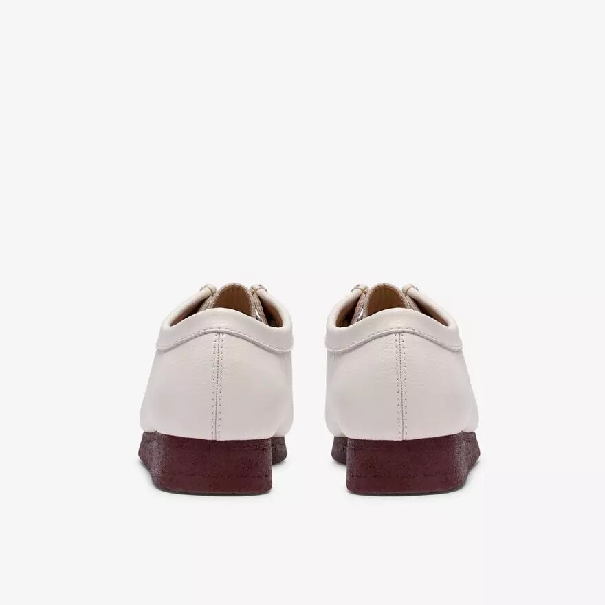 Wallabee en cuir blanc pour homme Wallabee en cuir blanc pour homme