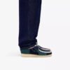 Wallabee homme à rayures bleues/vertes Wallabee homme à rayures bleues/vertes