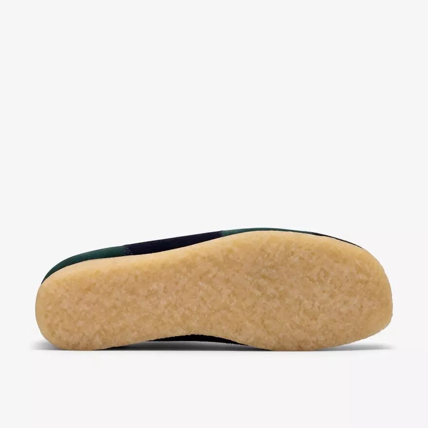 Wallabee homme à rayures bleues/vertes Wallabee homme à rayures bleues/vertes
