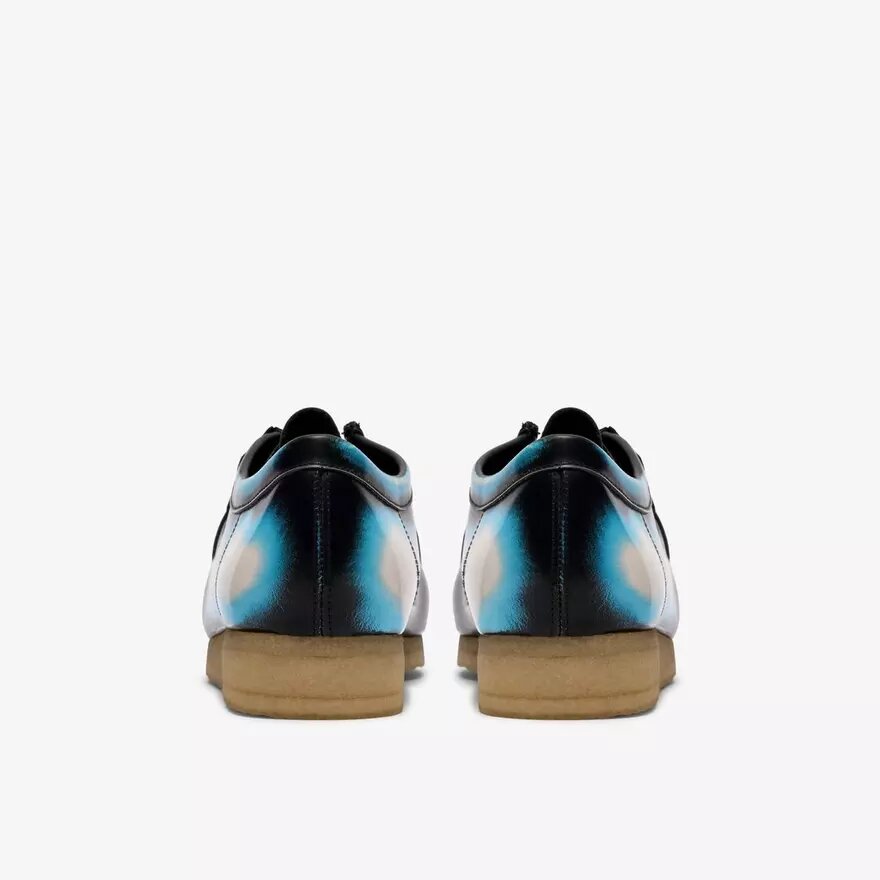 Wallabee noir pour homme, en cuir « Brush-Off » pour Wallabees Wallabee noir pour homme, en cuir « Brush-Off » pour Wallabees