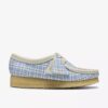 Wallabee pour femme à carreaux vichy bleus Wallabee pour femme à carreaux vichy bleus