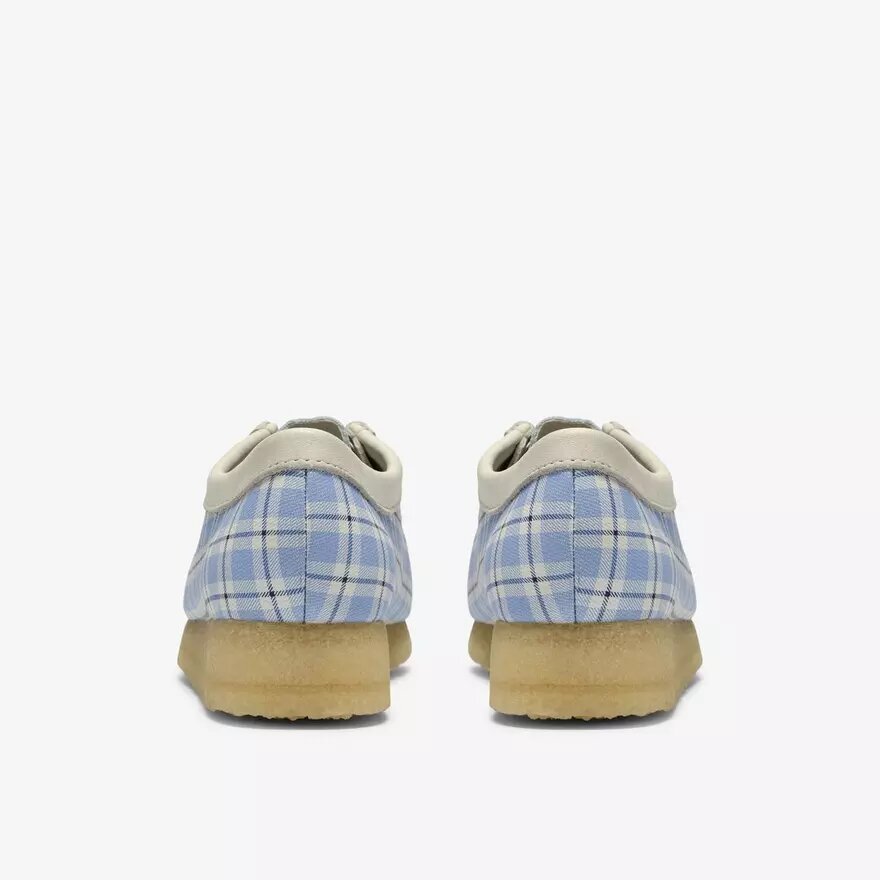 Wallabee pour femme à carreaux vichy bleus Wallabee pour femme à carreaux vichy bleus