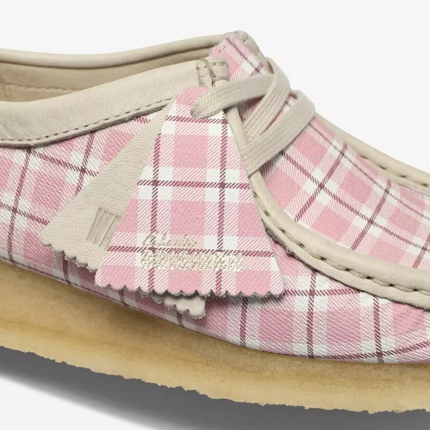 Wallabee pour femme à carreaux vichy roses Wallabee pour femme à carreaux vichy roses