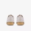 Wallabee pour femme en cuir grainé blanc
