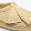 Wallabee pour femme en cuir jaune pâle