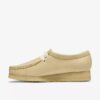 Wallabee pour femme en cuir jaune pâle