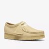 Wallabee pour femme en cuir jaune pâle