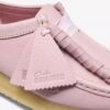Wallabee pour femme en cuir rose pâle