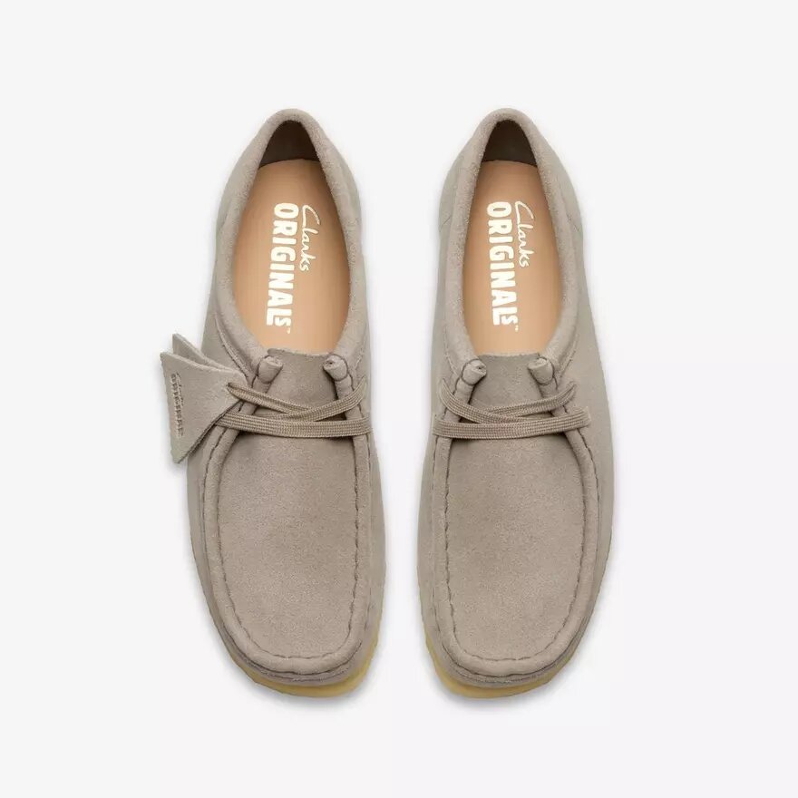 Wallabee pour femme en daim gris pâle Wallabee pour femme en daim gris pâle
