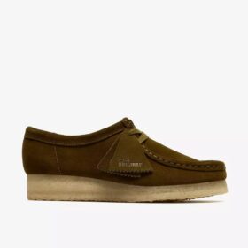 Wallabee pour femme en daim olive