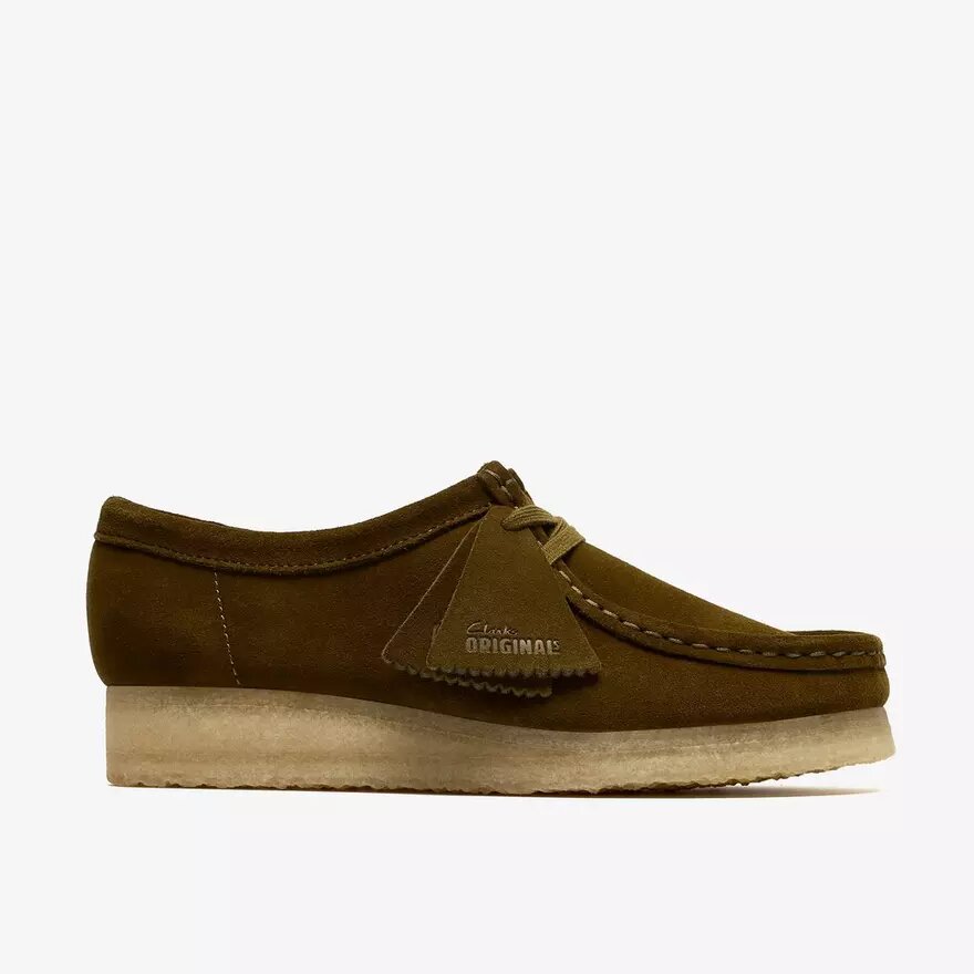 Wallabee pour femme en daim olive Wallabee pour femme en daim olive