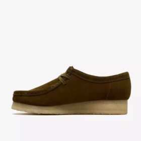 Wallabee pour femme en daim olive