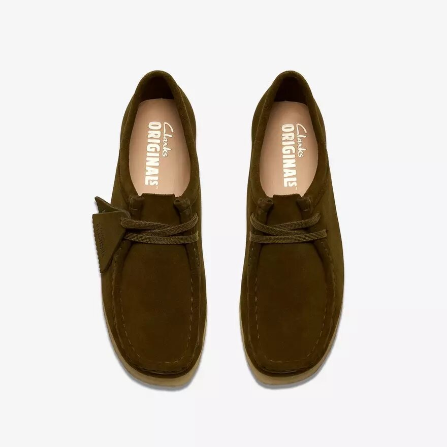 Wallabee pour femme en daim olive Wallabee pour femme en daim olive