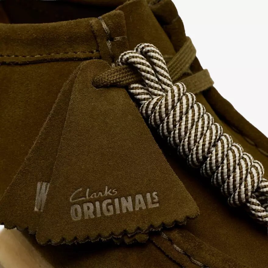 Wallabee pour femme en daim olive Wallabee pour femme en daim olive