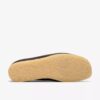 Wallabee pour homme en cuir marron foncé