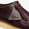 Wallabee pour homme en cuir marron foncé