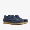 Wallabee pour homme en daim bleu denim Wallabee pour homme en daim bleu denim