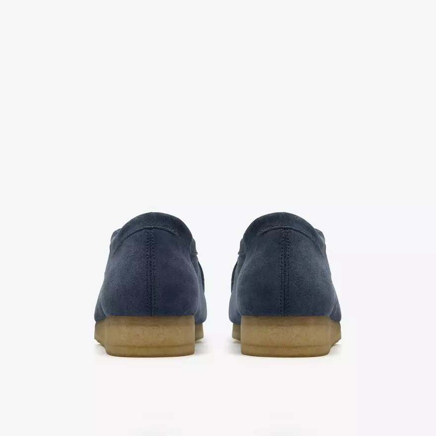 Wallabee pour homme en daim bleu denim Wallabee pour homme en daim bleu denim