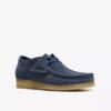 Wallabee pour homme en daim bleu denim Wallabee pour homme en daim bleu denim