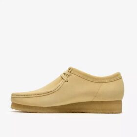 Wallabee pour homme en daim jaune pâle
