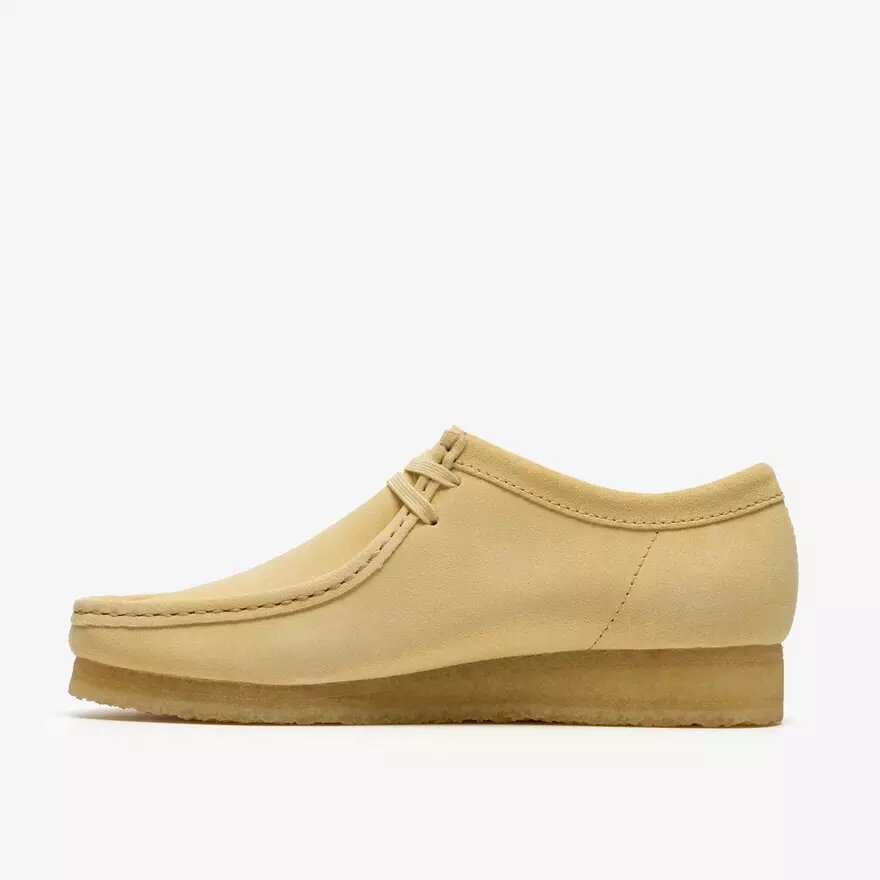 Wallabee pour homme en daim jaune pâle Wallabee pour homme en daim jaune pâle