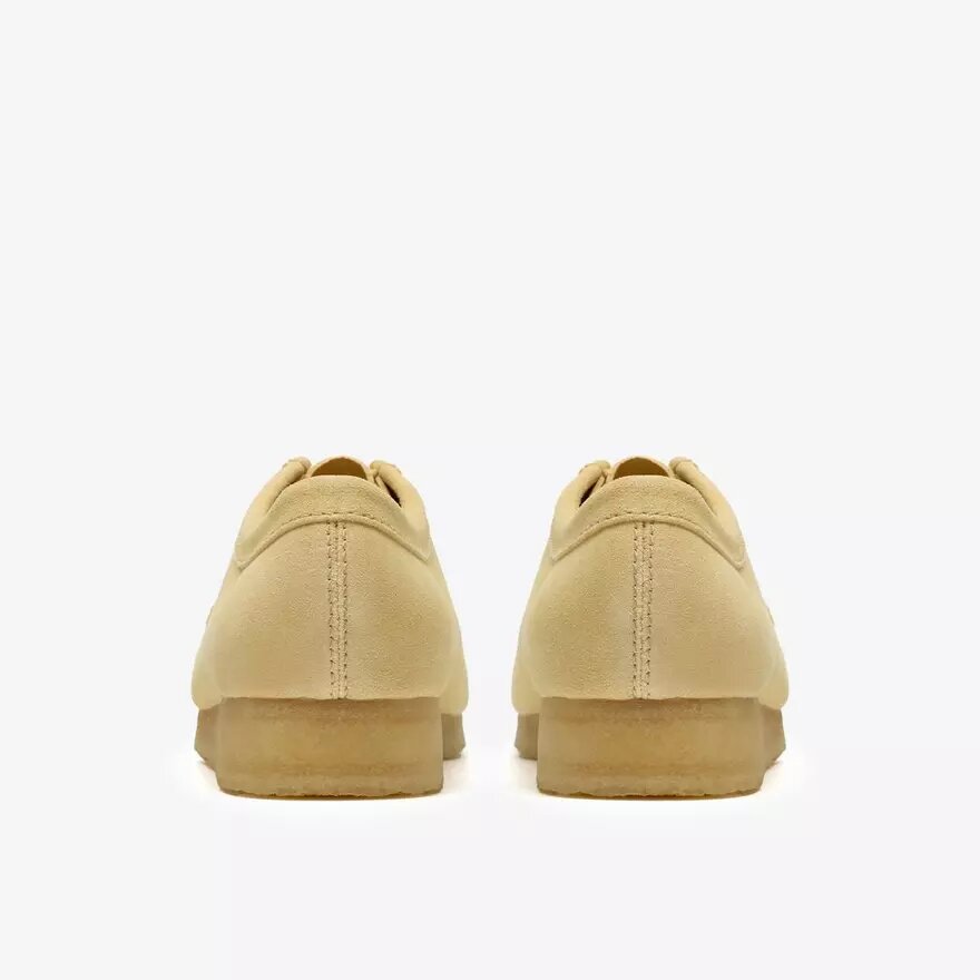Wallabee pour homme en daim jaune pâle Wallabee pour homme en daim jaune pâle