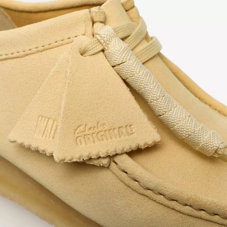 Wallabee pour homme en daim jaune pâle Wallabee pour homme en daim jaune pâle