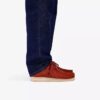 Wallabee pour homme en daim rouge foncé