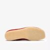 Wallabee pour homme en daim rouge foncé