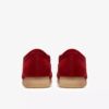 Wallabee pour homme en daim rouge foncé