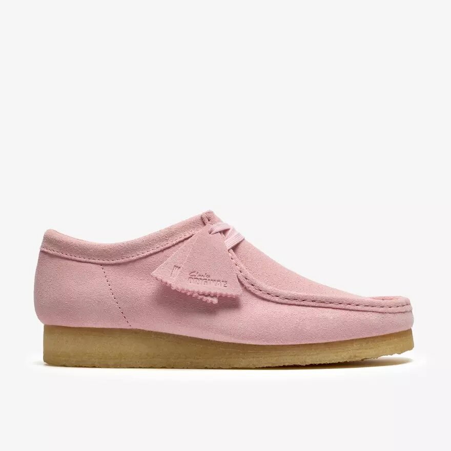 Wallabee pour homme Wallabees en daim rose pâle Wallabee pour homme Wallabees en daim rose pâle