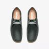Wallabee Rb pour homme en cuir vert foncé