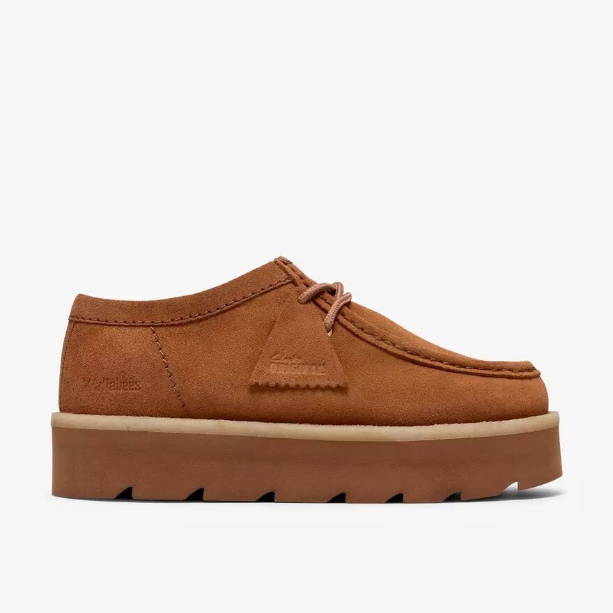 Wallabees Meare Walla Mid en daim beige pour femme Wallabees Meare Walla Mid en daim beige pour femme