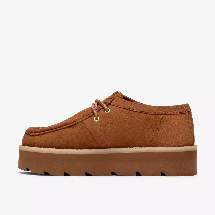 Wallabees Meare Walla Mid en daim beige pour femme Wallabees Meare Walla Mid en daim beige pour femme