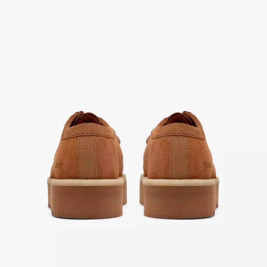Wallabees Meare Walla Mid en daim beige pour femme Wallabees Meare Walla Mid en daim beige pour femme