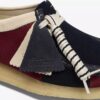 Wallabees pour femme à rayures bleu marine Wallabees pour femme à rayures bleu marine