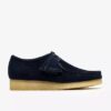 Wallabees pour homme en daim bleu marine Wallabees pour homme en daim bleu marine