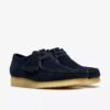 Wallabees pour homme en daim bleu marine Wallabees pour homme en daim bleu marine