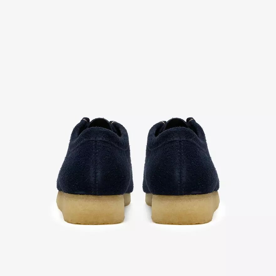 Wallabees pour homme en daim bleu marine Wallabees pour homme en daim bleu marine