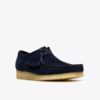 Wallabees pour homme en daim bleu marine Wallabees pour homme en daim bleu marine